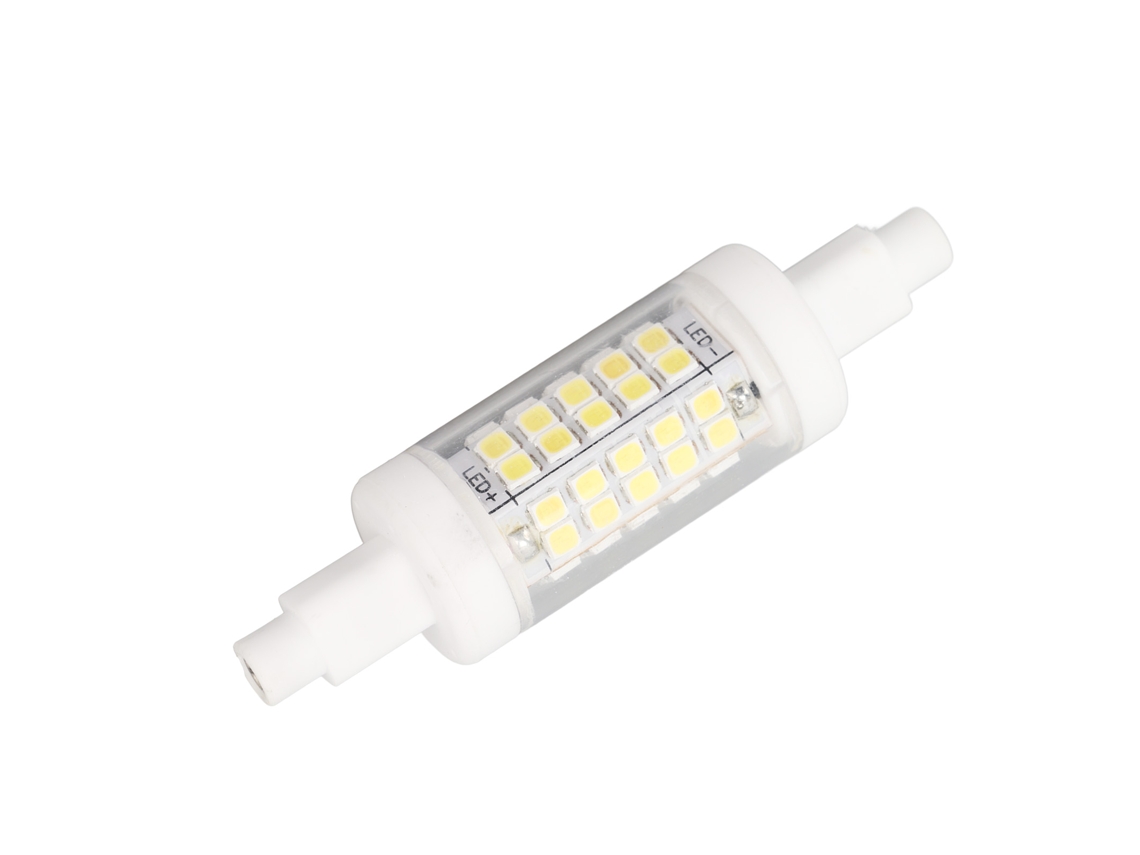 Yncm2026-bombilla Led R7s 80mm 5w Luz Blanca 6000k 60led Foco De Inundación Base R7s Reemplazo 220v