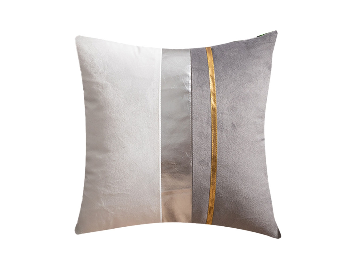 Funda De Almohada Con Costura De Terciopelo - Funda De Cojín Para Sofá, Funda De Cojín Sencilla Y Moderna.