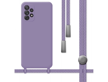Carcasa Samsung Galaxy A72 TUMUNDOSMARTPHONE Colgante Morado