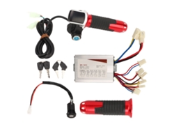 Kit Mali de Controle de Velocidade para Bicicleta Elétrica, 36v 800w, com Motor, Manopla de Aceleração e Trava Elétrica