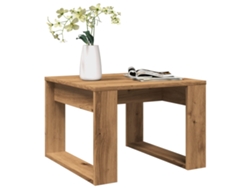 Mesa auxiliar  Mesa auxiliar  Mesa auxiliar 50x50x35 cm Derivados Madera Roble Artesano Wsd443390 Lovely Home