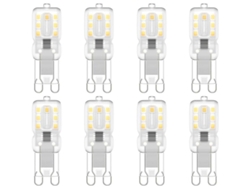 Lâmpada LED 2026 G9 220V 5500K 3W Equivalente a Halógena de 30W 300lm Não Dimerizável Pacote com 8