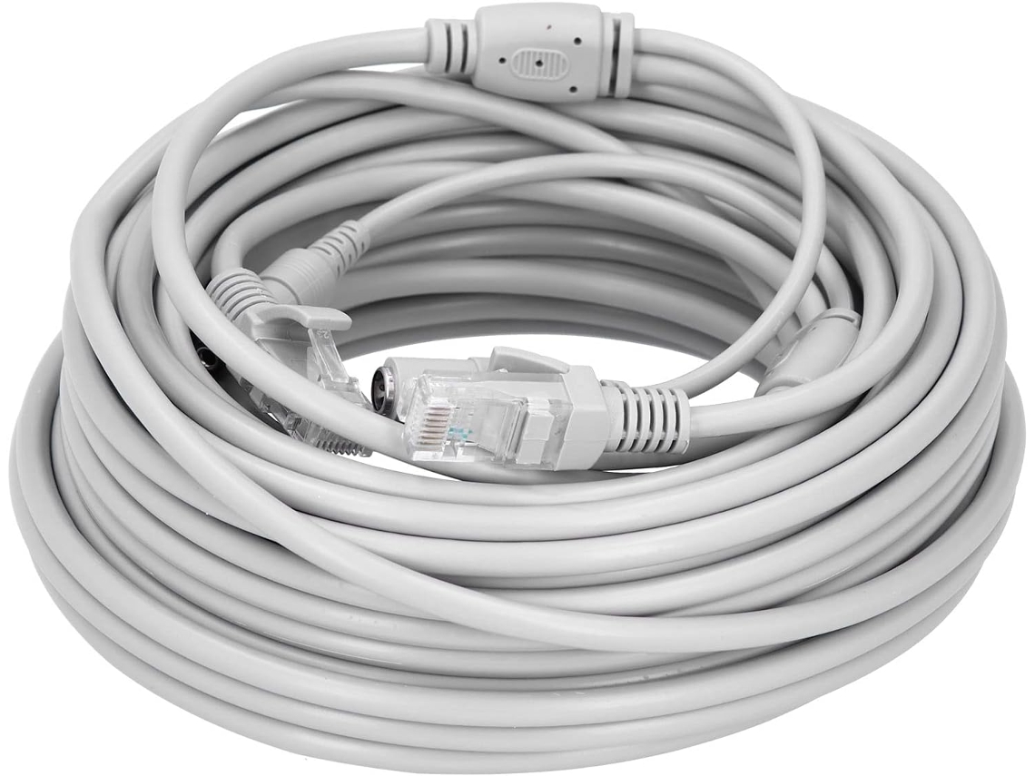 Cable Ethernet portátil 2 en 1 y cable para cámara IP compatible con NVR SFUSHOS