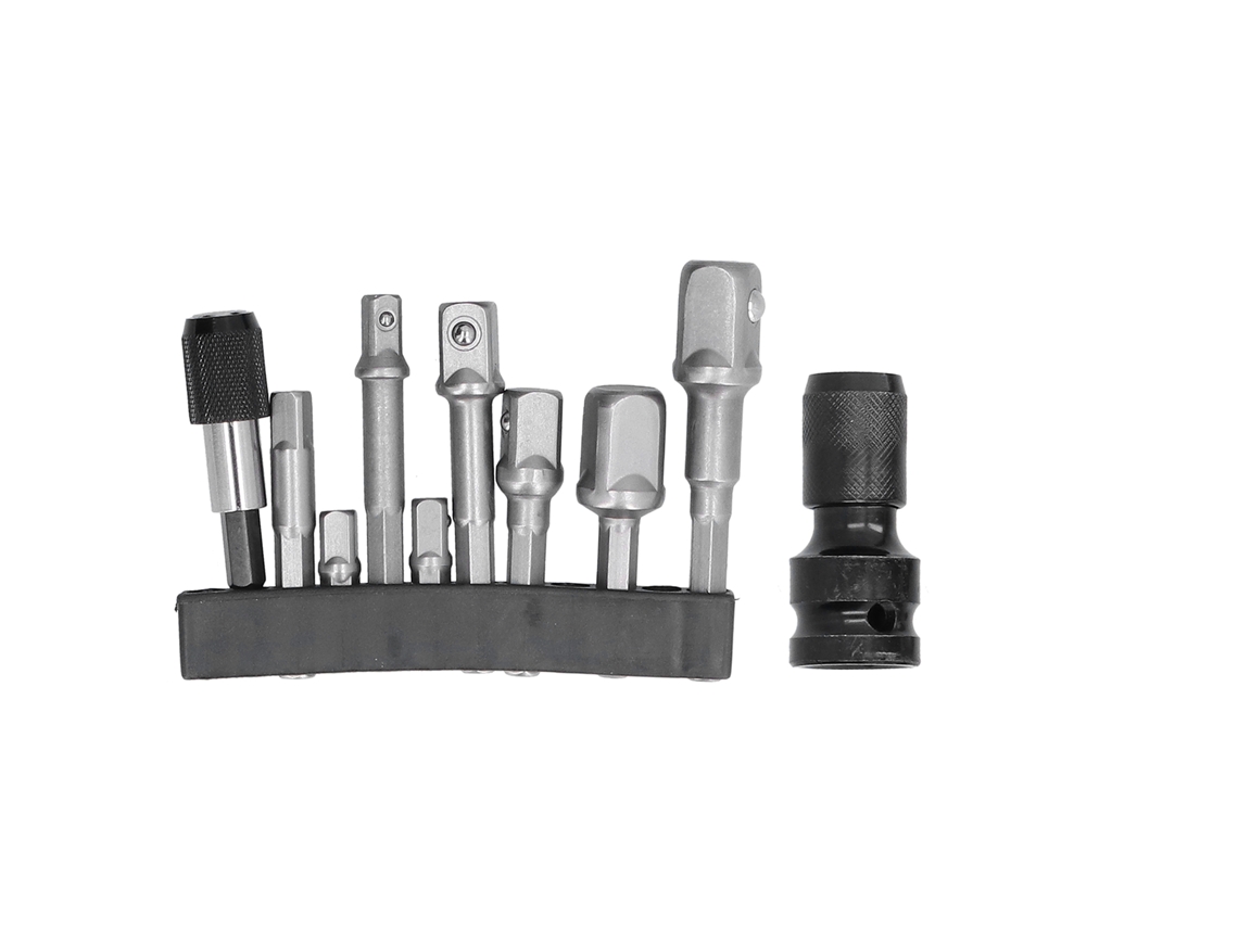 Kit De 11 Adaptadores De Interruptor De Intermitentes Con Mango Hexagonal Y Cabeza Cuadrada Para Destornillador De Cabeza