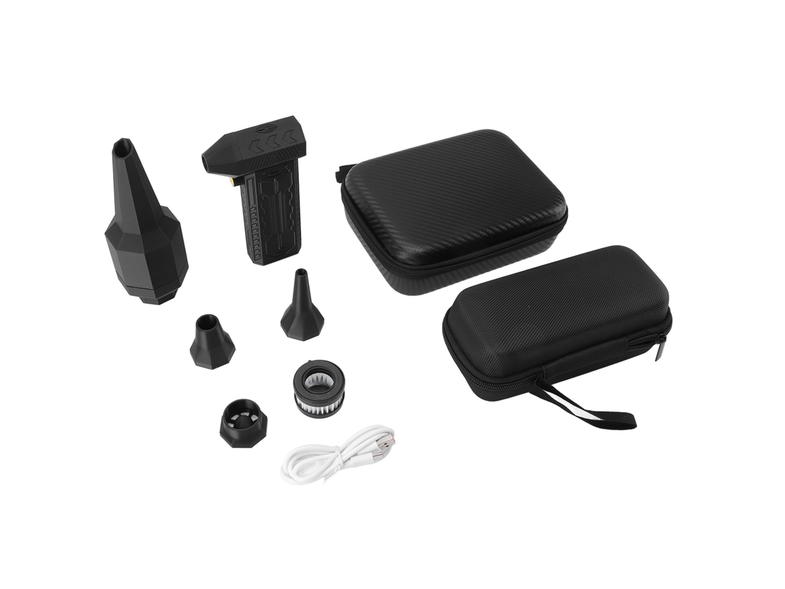 Soplador De Aire Eléctrico Turbofán De 130000 Rpm, Recargable Por Usb Con Boquilla Magnética Para El Hogar, El Coche Y El Teclado.