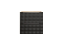 Armario Bajo Lavabos FURNLUX Classic Luxor (Negro, Madera Contrachapada - 60X46X57 Cm)