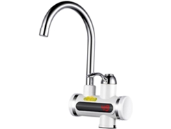 Grifo Mezclador Para Fregadero De Cocina Con Pantalla Digital Led Y Calentador De Agua.