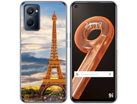 Carcasa Realme 9i TUMUNDOSMARTPHONE Dibujos Paris Multicolor
