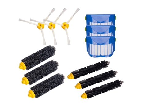 Kit de accesorios de repuesto para Irobot Roomba serie 600 675 690 680 671 652 650 620 Vac cepillo de rodillo de filtro de pieza 12 P
