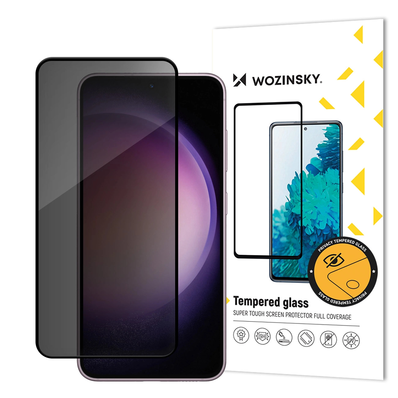 Protector De Pantalla Privacy Wozinsky Con Filtro Anti-spy Para Samsung Galaxy S24 - Vidrio Templado