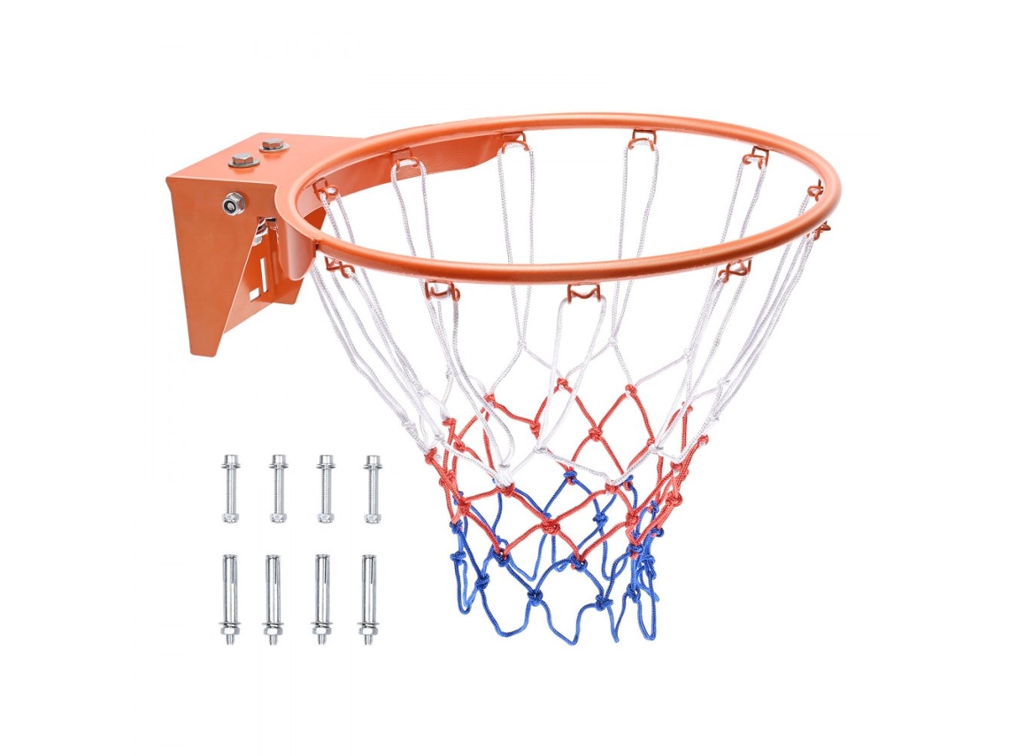 Aro de Baloncesto 18 con Red de Nylon y Soporte Universal Tekmaquinas