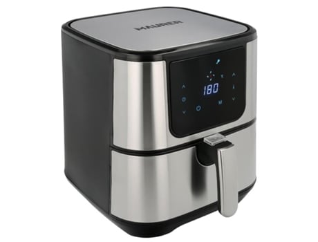 Freidora sin aceite 1800 w. capacidad 5.5 litros. air fryer 7 programas freidora aire caliente, freidora aceite. regulable.