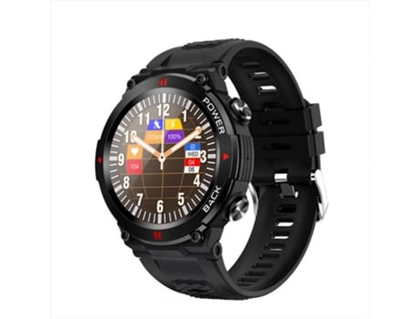 Smartwatch A80 1 Pantalla táctil LCD HD de 32 pulgadas Multi-dial Carga magnética IP68 Impermeable Negro