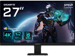 Monitor Gaming GIGABYTE GS27U (Negro - 27" - 4K Ultra HD - Enchufe EU - Flicker free - 1 ms)