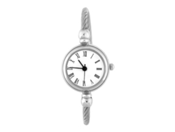 Reloj De Pulsera Analógico De Cuarzo Redondo Para Mujer Con Correa De Aleación Y Números Romanos.