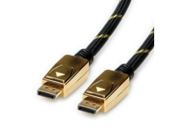 Cable ROLINE GOLD (DisplayPort - 1m - Negro)