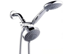 Válvula Desviadora De 3 Vías Para Ducha Con Soporte De Brazo Cromado Ajustable