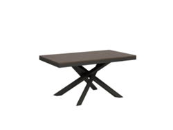 Mesa de Comedor ITAMOBY Volantis Evolution (90x160/264 - Paneles de Melamina - Nogal)