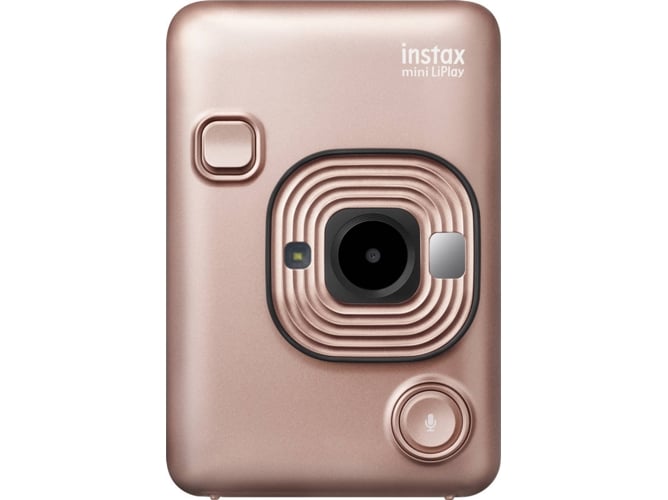 Cámara Instantánea FUJIFILM Instax Mini LiPlay (Blush Gold - Obturación: 1/4 - 1/8000 s - Li-Ion - 62x46 mm)