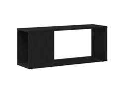 Mueble para TV | Mueble para TV | Mueble para TV de roble negro de 80 x 24 x 32 cm