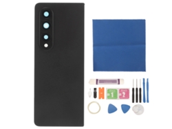 Mali tampa Traseira de Vidro com Lente de Câmera e Fita Pré instalada Kit de Reparo para Samsung Galaxy Z Fold 4 5g Sm F936 Preto