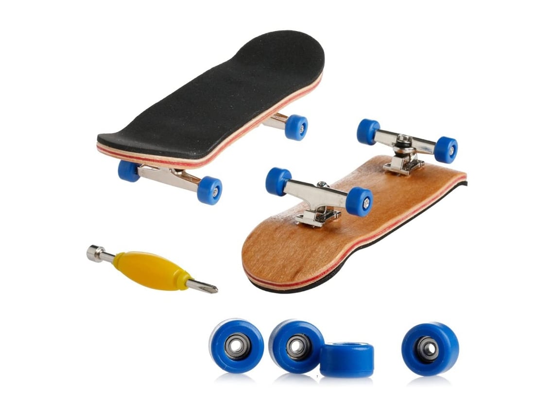 Rebe-mini Fingerboard Profesional Patinete De Dedos De Madera Arce Diy Montaje Juguete Regalo De Navidad Para Niños