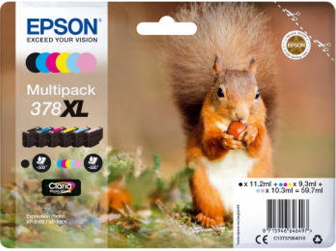 Pack cartuchos de tinta EPSON 378XL - C13T37984010