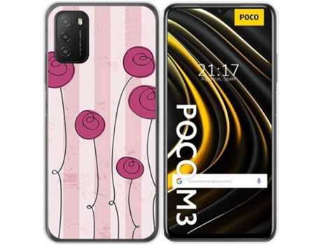 Carcasa Xiaomi Redmi 9T TUMUNDOSMARTPHONE Flores Vintage Multicolor