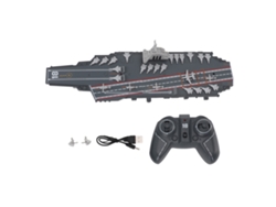 Portaviones A Control Remoto 2.4g Rc Educativo Detallado Modelo De Barco Electrónico Juguete