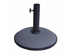 Base de sombrilla redonda Marbueno 36x29,5 cm 11 kg gris para jardín, piscina y terraza