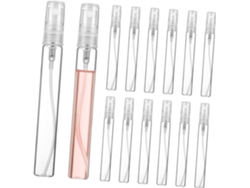 30 Botellas De Vidrio Transparente Con Pulverizador Y Tapa, Rellenables.