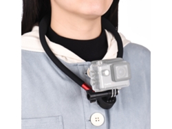 Soporte para teléfono móvil para selfies y cámaras de acción, compatible con iPhone y GoPro.