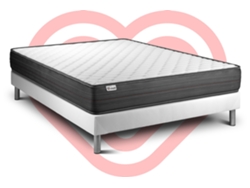 Conjunto Somier Vitalpower 160 X 190 Cm Blanco