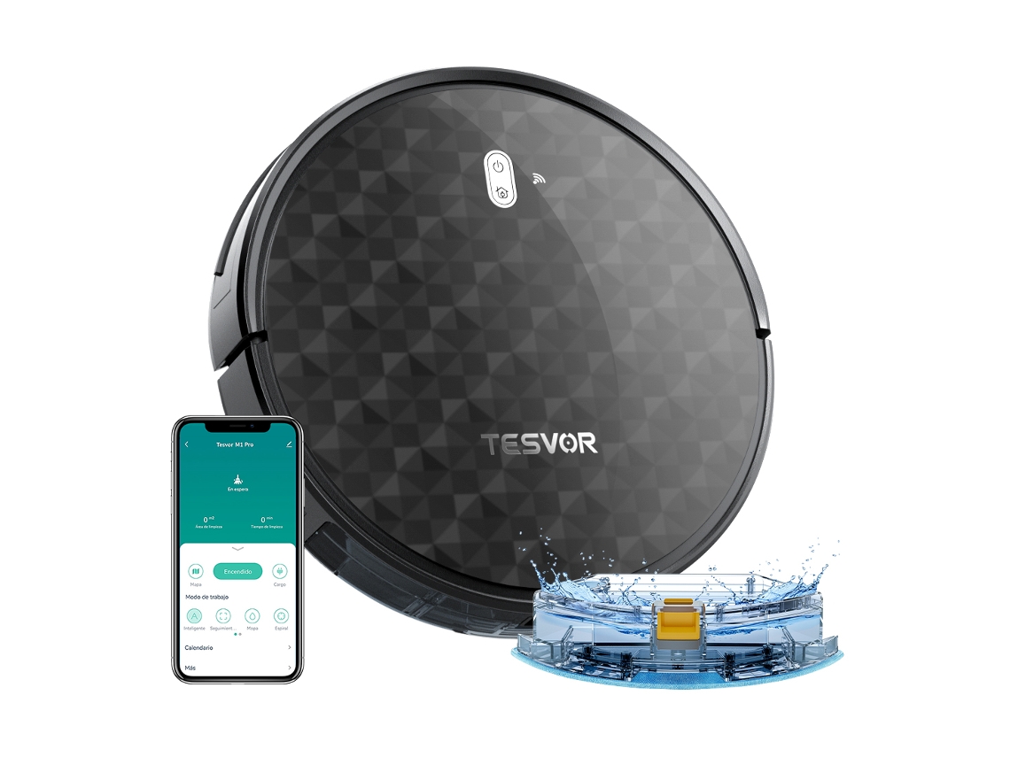 Robot Aspirador TESVOR M1 Pro con PA de 4000 de potencia sin cable