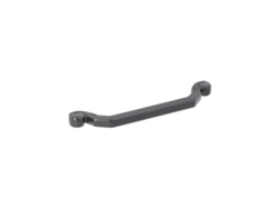 Tirador Para Mueble De Zamac Distancia Entre Ejes De 128 Mm Barniz Negro Mate Lote De 6mm