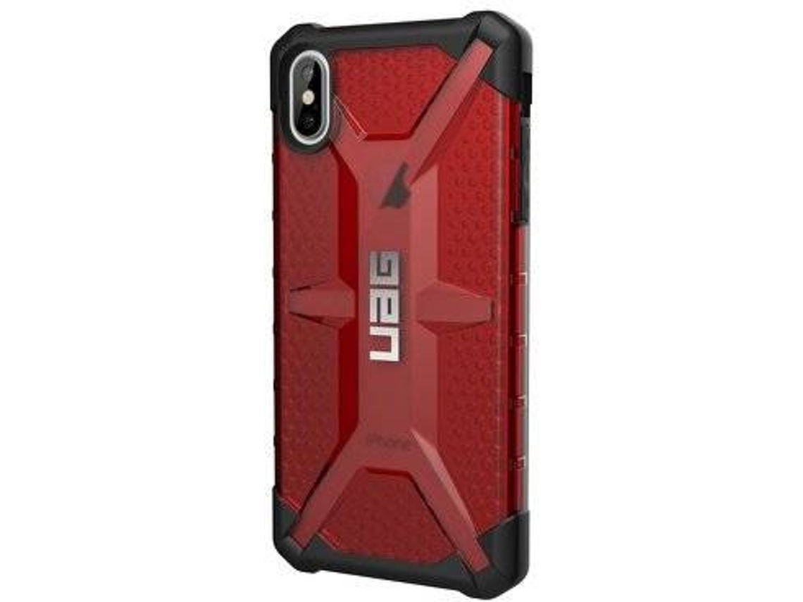 Funda iPhone XS Max LMOBILE Uag Plasma Rojo Transparente