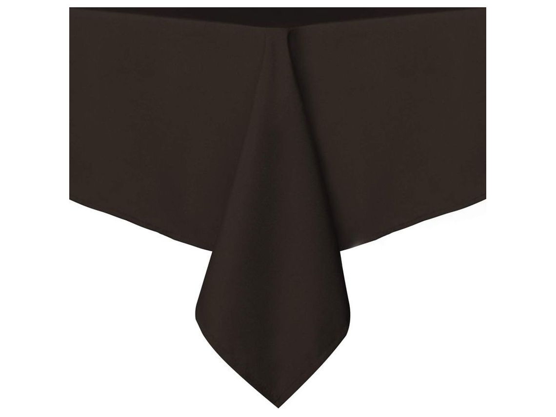 Rebe-mantel Rectangular 54x78 Pulgadas Poliéster Resistente A Manchas Y Arrugas Lavable Para Mesa De Comedor Fiestas Campamentos Marrón