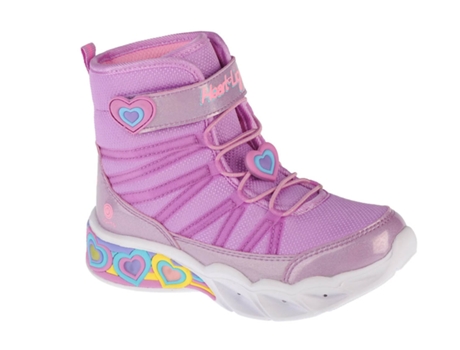 Botas de Niña SKECHERS Sweetheart Lights Lvtq Malla Rosa (32)
