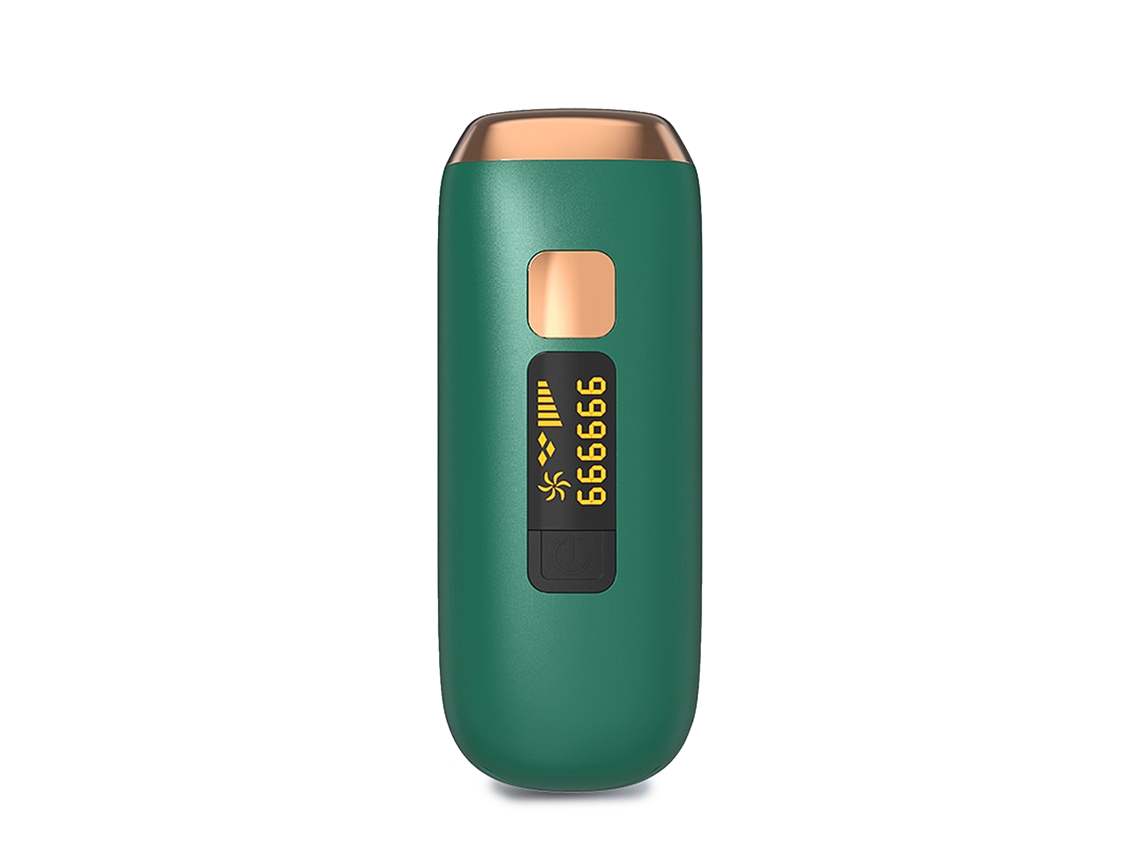 Dispositivo de depilación con luz pulsada IPL T4. 5 niveles de intensidad, luz continua de alta intensidad, 999.999 pulsos.