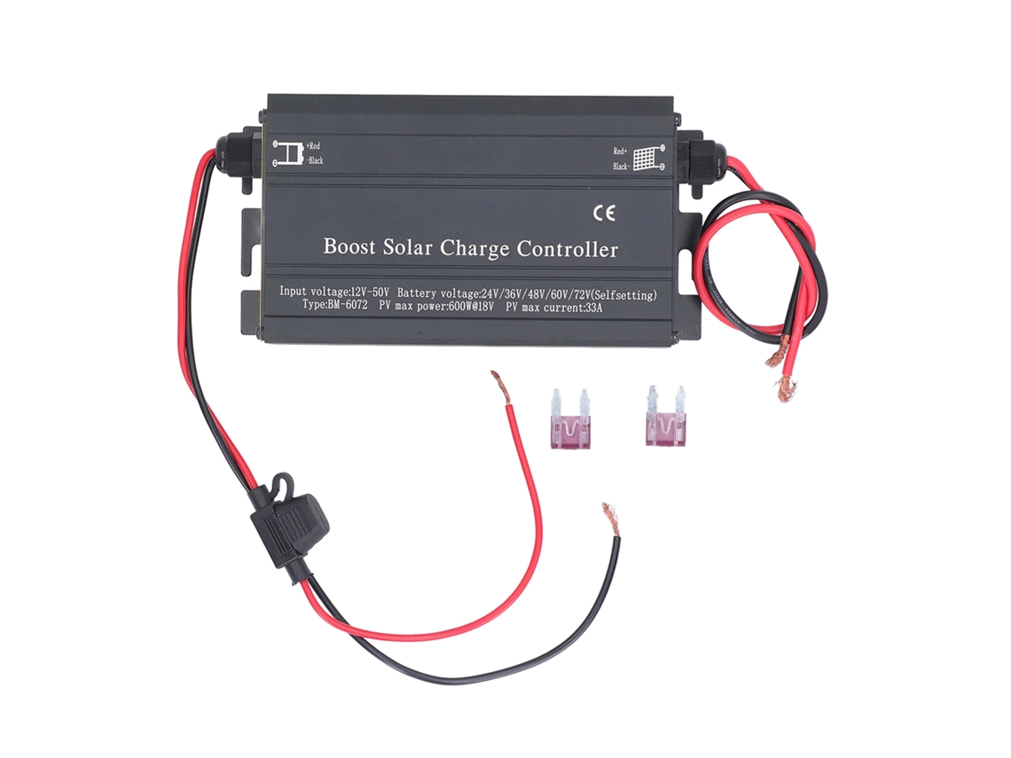 Controlador de carga solar MPPT Boost para vehículos eléctricos, regulador de voltaje de 24 V a 72 V
