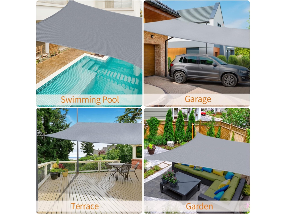 Elegante conjunto de muebles de exterior diseñado para brindar comodidad y durabilidad con marcos de aluminio y mimbre PE resistentes a la intemperie.