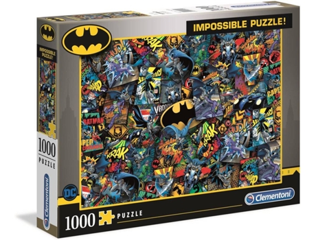 Puzzle CLEMENTONI Impossible Batman (Edad Mínima: 10 - 1000 Piezas)