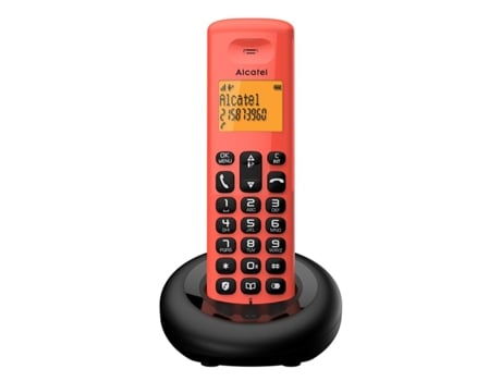Teléfono Inalámbrico ALCATEL E160 (Rojo)