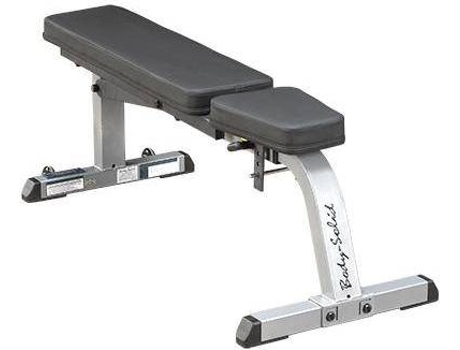 Banco de Musculación BODY-SOLID  Heavy Duty Flat Incline ( 132x53,4x43,2 cm)