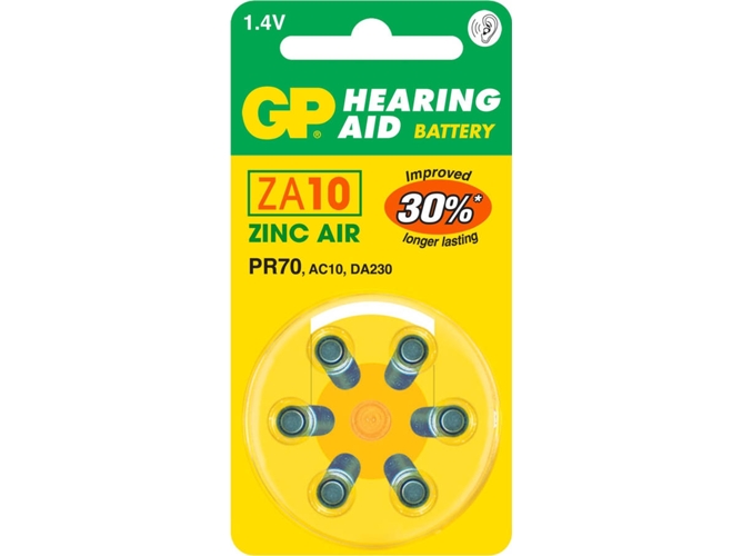 Pilas GP BATTERIES ZA10
