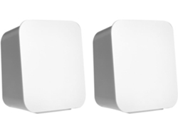 Juego de 2 cajas organizadoras de baño para montaje en pared, prácticas para guardar artículos de higiene.