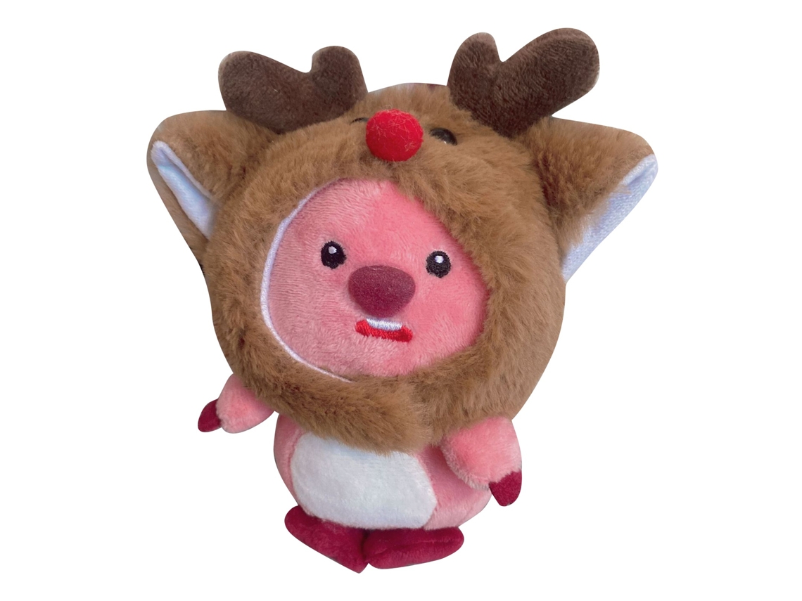 Mali brinquedo de Pelúcia Fofa Macia Boneca de Pelúcia Stuffed para Quarto Carro Bolsa Chaveiro Cabeça de Elco