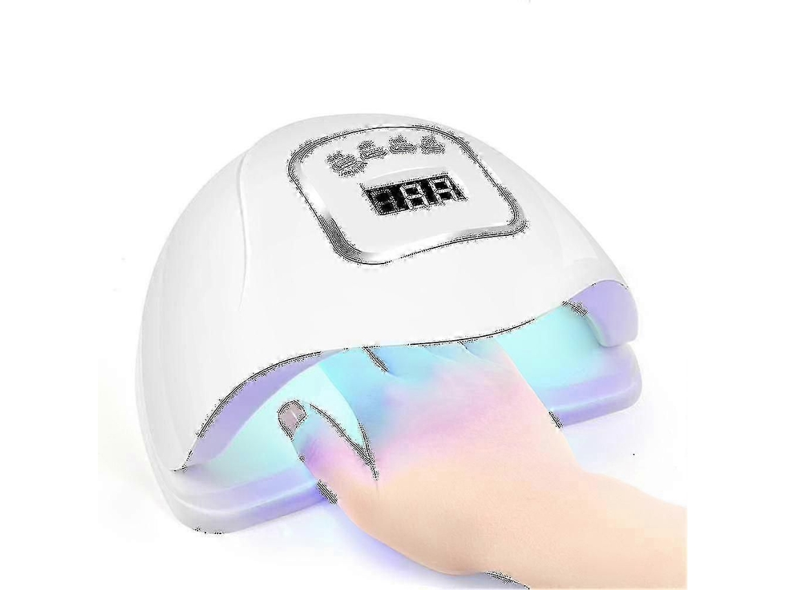 Lámpara de manicura LED de 110 W con secador UV, temporizador de 4 posiciones y pantalla LCD (2025) GOKOCO