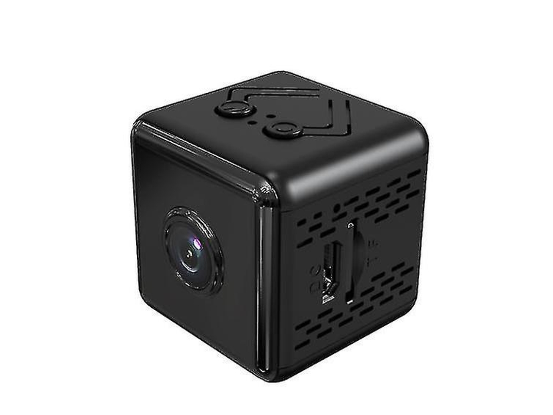 Minicámara oculta HD Bestvite, cámara inalámbrica WiFi con visión nocturna y detección de movimiento (negra)