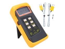 Termómetro Termopar De Doble Canal Dt-6802ii Con Contacto Para La Medición De La Temperatura En El Hogar.